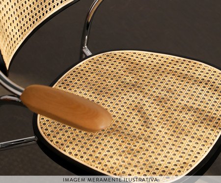 Cadeira Palhinha Vicenza Prateada | Westwing