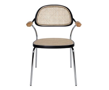 Cadeira Palhinha Vicenza Prateada | Westwing