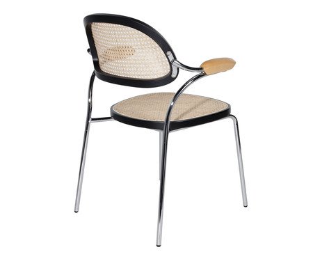 Cadeira Palhinha Vicenza Prateada | Westwing