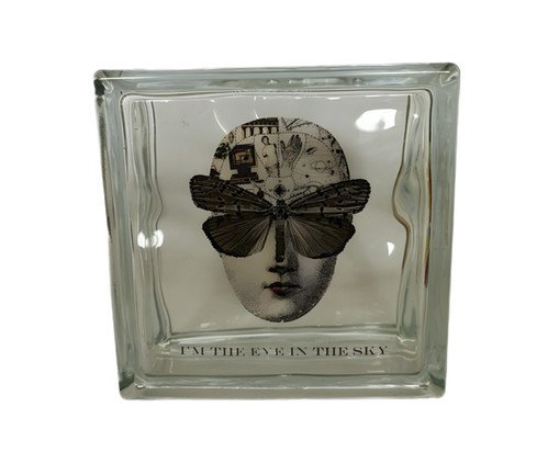 Adorno Tijolo De Vidro Eye In The Sky Transparente, transparent | WestwingNow
