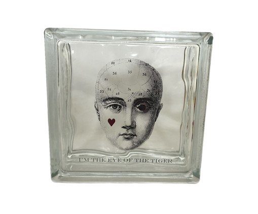 Adorno Tijolo De Vidro Eye Of The Tiger Transparente, transparent | WestwingNow