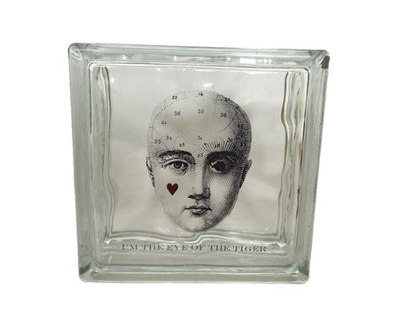 Adorno Tijolo De Vidro Eye Of The Tiger Transparente | Westwing
