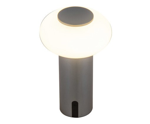 Luminária de Mesa Recarregácel Bivolt Bonny Prata, silver or metallic | WestwingNow