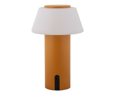 Luminária de Mesa Recarregácel Bivolt Lizz Laranja | Westwing