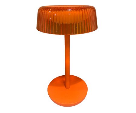 Luminária de Mesa Recarregável Bivolt Lauren Laranja | Westwing