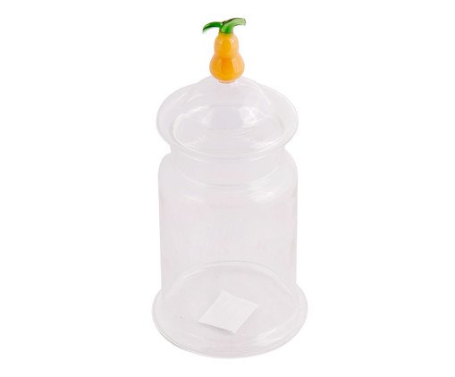 Pote com Tampa de Pêra - 550ml, transparent | WestwingNow