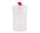Pote com Tampa de Morango - 750ml, transparent | WestwingNow