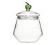 Pote com Tampa de Maça Verde - 560ml, transparent | WestwingNow