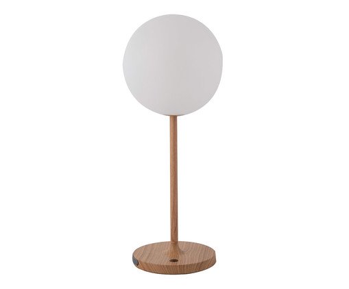 Luminária de Mesa Recarregácel Bivolt Balle, silver or metallic | WestwingNow