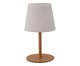 Luminária de Mesa Regarregável Lenny Bivolt Madeira, brown | WestwingNow