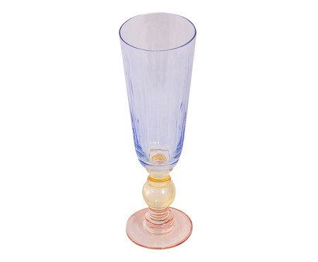 Taça de Espumante Azul e Rosa - 250ml | Westwing