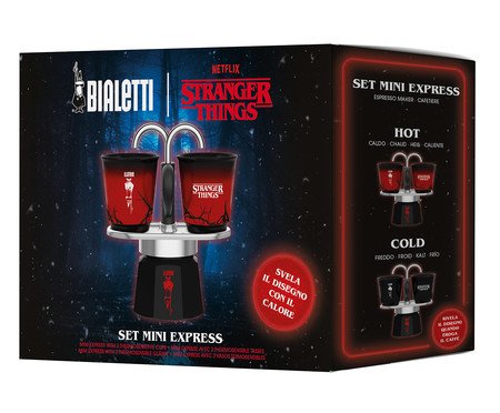 Jogo de Cafeteira e Copos Stranger Things | Westwing