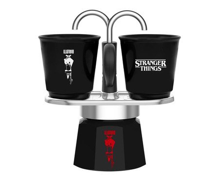Jogo de Cafeteira e Copos Stranger Things | Westwing