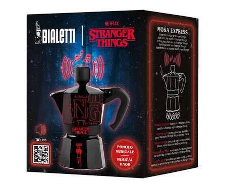 Cafeteira Moka Music Stranger Things | Westwing