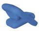Poltrona Tubular Veludo Azul, multicolor | WestwingNow