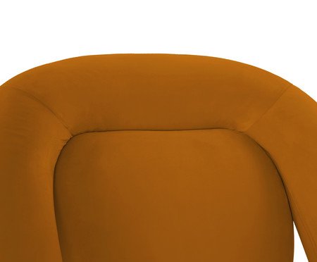 Poltrona Tubular Veludo Cobre | Westwing