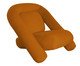 Poltrona Tubular Veludo Cobre, multicolor | WestwingNow
