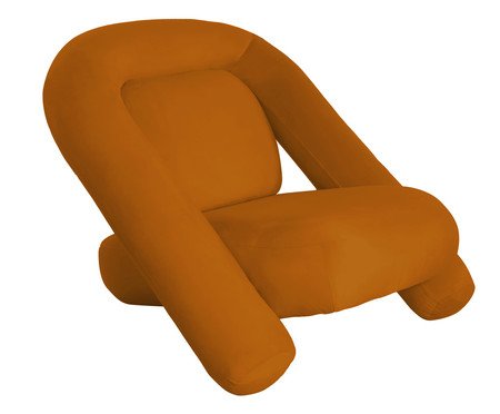 Poltrona Tubular Veludo Cobre | Westwing