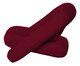 Poltrona Adele Veludo Bordô, multicolor | WestwingNow