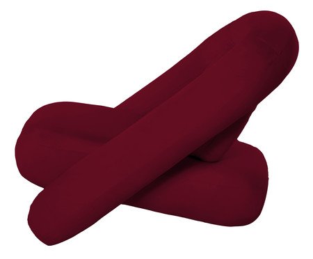 Poltrona Tubular Veludo Bordô | Westwing