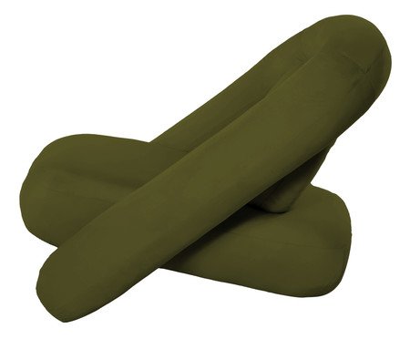 Poltrona Tubular Veludo Verde Oliva | Westwing