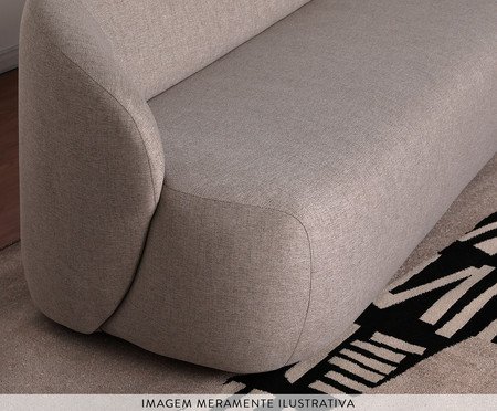 Sofá Sculp  Linhão - Off-White | Westwing