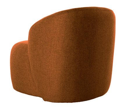 Poltrona Giratória Sculp  Linhão - Terracota | Westwing