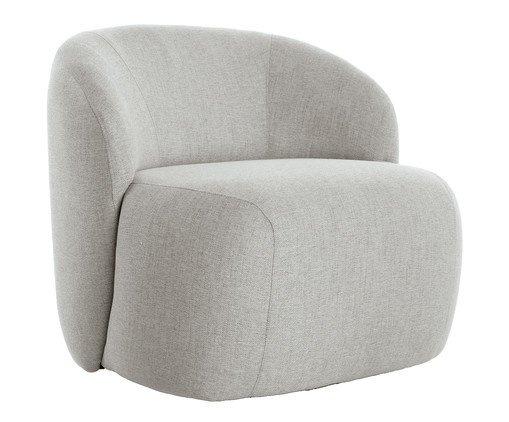 Poltrona Giratória Sculp  Linhão - Cinza Mescla, multicolor | WestwingNow