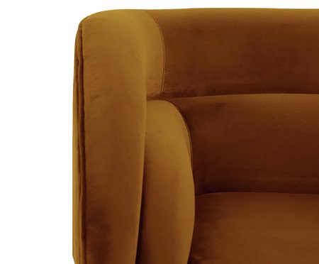 Poltrona Stairs em Veludo Cobre | Westwing