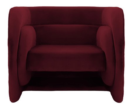 Poltrona Stairs em Veludo Bordô | Westwing
