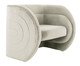 Poltrona Stairs em Veludo Creme, multicolor | WestwingNow