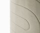Poltrona Stairs em Veludo Creme, multicolor | WestwingNow