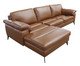 Conjunto Estofado Asti Chaise 3 Lugares Marrom, brown | WestwingNow