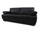 Estofado Hudson 3 Lugares Preto, black | WestwingNow