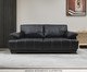 Estofado Hudson 3 Lugares Preto, black | WestwingNow