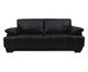 Estofado Hudson 3 Lugares Preto, black | WestwingNow