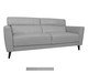 Estofado Zeus 3 Lugares Cinza, grey | WestwingNow