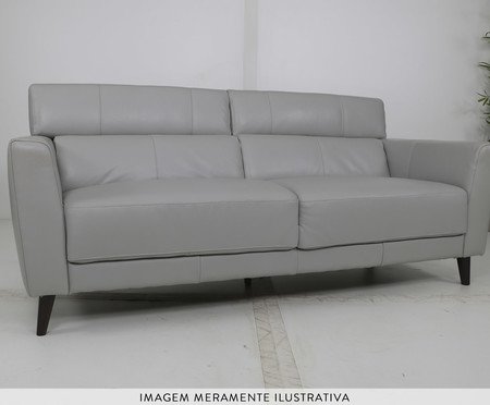 Estofado Zeus 3 Lugares Cinza | Westwing