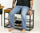 Sapateira Banco Sion Duo Estofado Bouclé & Organizador Preto, black | WestwingNow