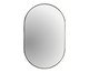 Espelho Oval Tijuca Preto com Led Indireto  Banco Quente, black | WestwingNow