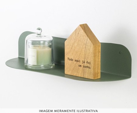 Prateleira Orgânica Joá Verde Oliva | Westwing