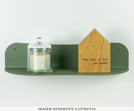 Prateleira Orgânica Joá Verde Oliva | Westwing
