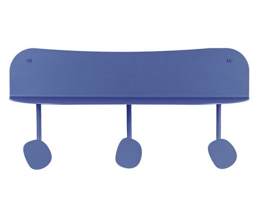 Prateleira Cabideiro Orgânica Joá Azul, blue | WestwingNow