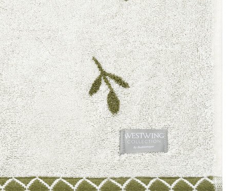 Jogo de Toalhas Primavera Verde Oliva - 3 Pçs | Westwing
