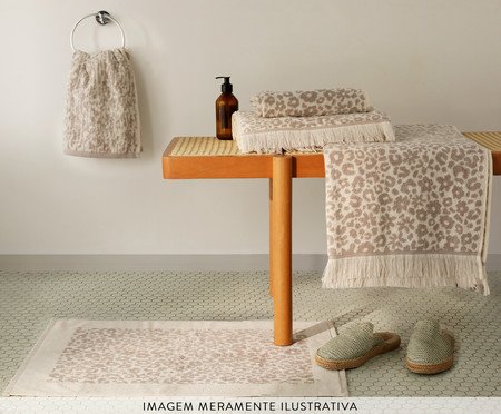 Jogo de Toalhas Oncinha Cinza - 3 Pçs | Westwing