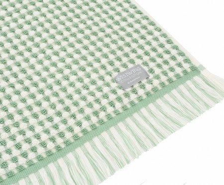 Jogo de Toalhas Loom Verde Menta - 3Pçs | Westwing