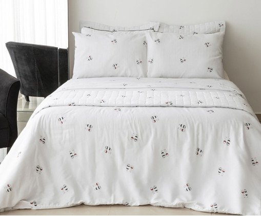 Jogo de Lençol Inferior Essencialle Café ou Vinho, white | WestwingNow