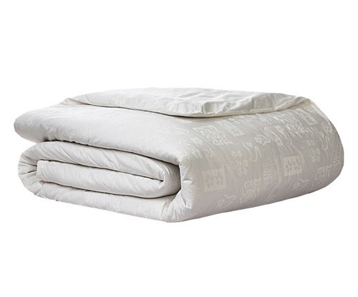 Duvet Percalle Estampado All White 200 Fios, white | WestwingNow