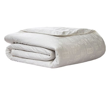 Duvet Percalle Estampado All White 200 Fios