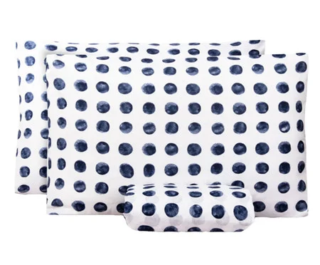 Jogo de Lençol Superior Essencialle Dotz Azul